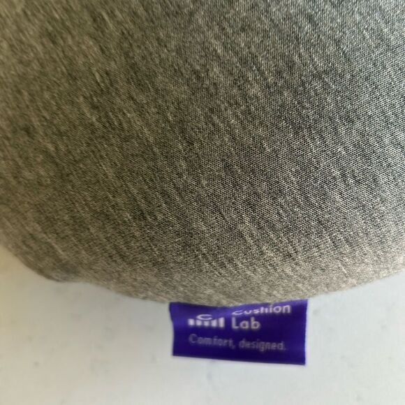 Cushion Lab Extra Dense Lumbar Pillow - Light Grey, NWOT Open box - Picture 4 of 7